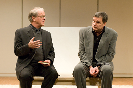 Ensemble member Francis Guinan with John Procaccino