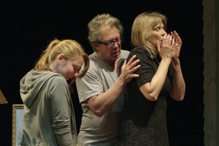 Fawn Johnstin with ensemble members Jeff Perry and Amy Morton