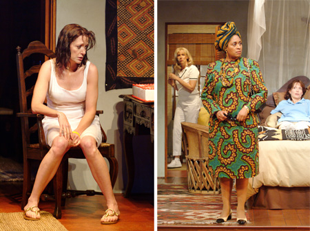 Shannon Cochran; ensemble member Amy Morton, Ora Jones and Shannon Cochran