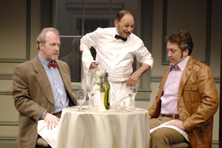 Ensemble member Tracy Letts, Guy Barile and ensemble member Ian Barford