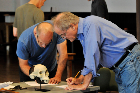 Ensemble members Eric Simonson and Francis Guinan