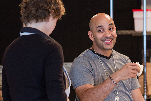 Ensemble member Mariann Mayberry and Victor Almanzar