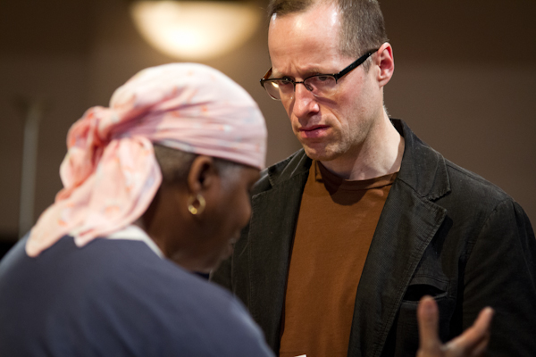 Cheryl Lynn Bruce and ensemble member Tim Hopper