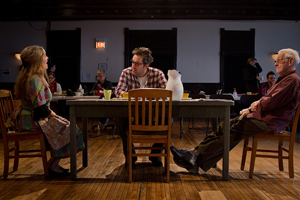 Ensemble members Moira Harris, Ian Barford and John Mahoney