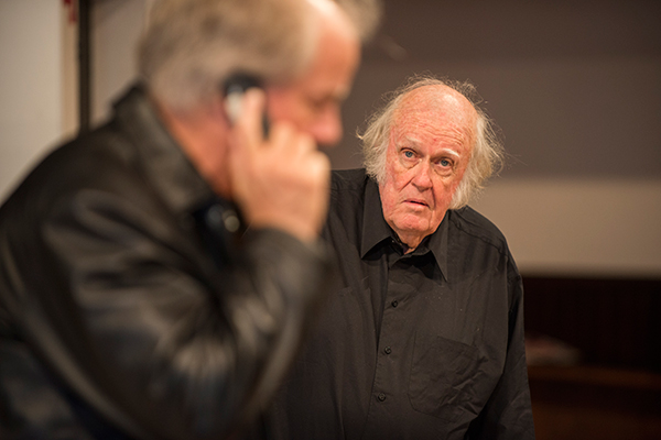 Ensemble member Francis Guinan with M. Emmet Walsh