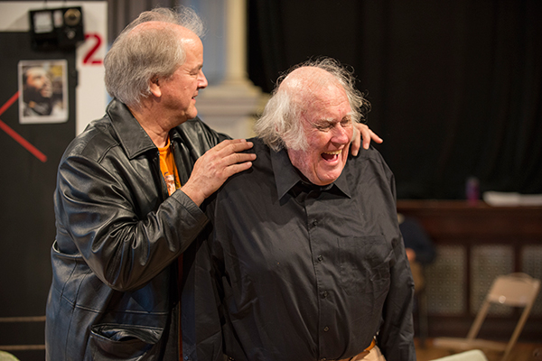 Ensemble member Francis Guinan with M. Emmet Walsh