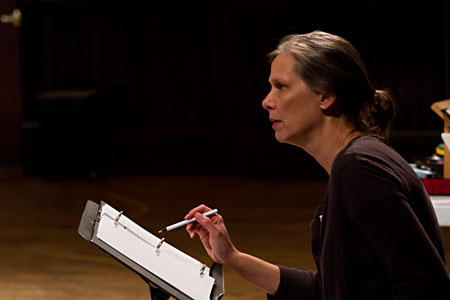 Director and ensemble member Amy Morton