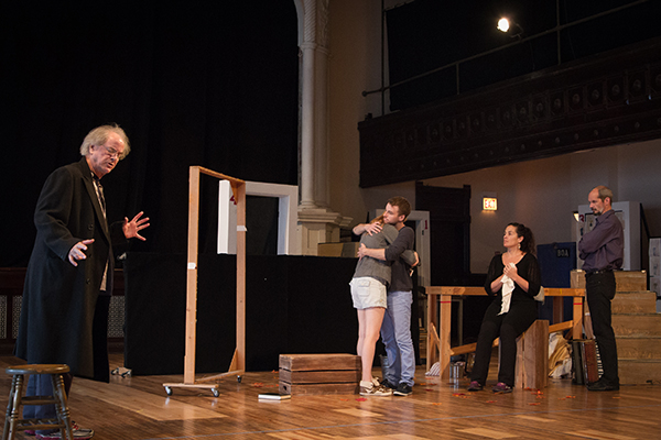 Ensemble member Francis Guinan, Rae Gray, Patrick Andrews, Amy J. Carle and Mark Ulrich