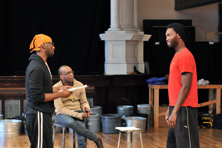 Phillip James Brannon, ensemble member K. Todd Freeman and Tarell Alvin McCraney