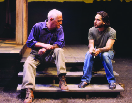 Ensemble member John Mahoney and Johnny Galecki