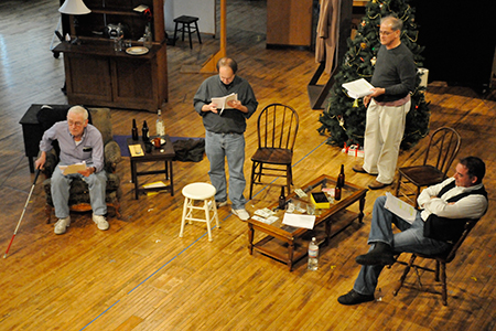 Ensemble members John Mahoney, Alan Wilder, Francis Guinan and Tom Irwin