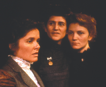 Ensemble members Moira Harris, Molly Regan and Joan Allen