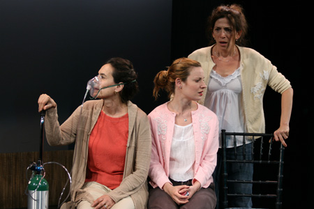 Marilyn Dodds Frank, ensemble member Kate Arrington and Lauren Katz